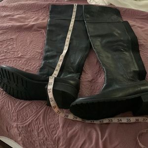 Black OTK leather boots